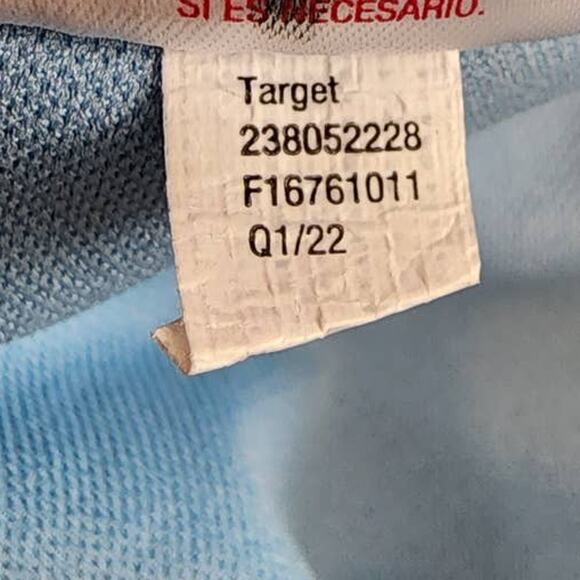 Xhilaration Jrs Longline + Cheeky Bikini Set Powder Blue S/M NEW - Picture 6 of 10